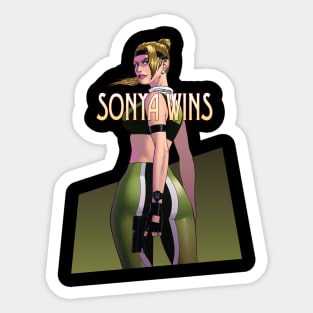 Sonya Blade Mortal Kombat v2 Sticker